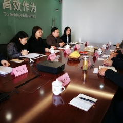 浦东新区科经委徐敏栩副主任一行莅临我司调研指导